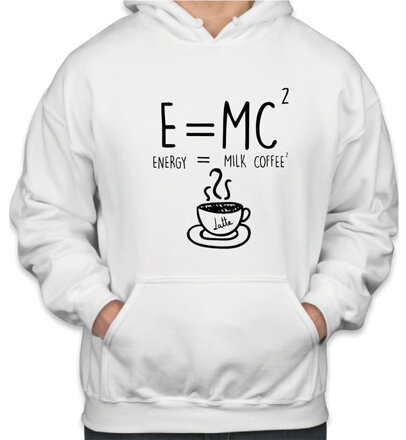 Mikina - E=mc² káva