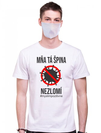 Tričko - #myslimpozitivne (rúško k tričku zdarma)