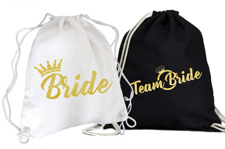 Vaky na rozlúčku - Bride/Team bride gold