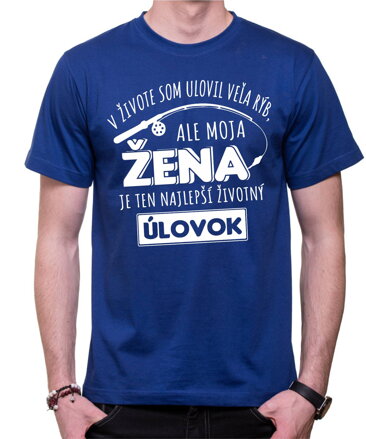 Rybárske tričko - Žena - životný úlovok