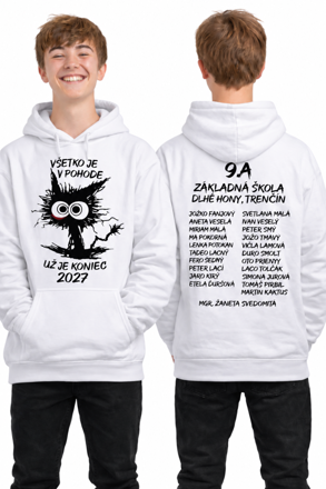 Absolventská/maturitná mikina - Všetko je v pohode, už je koniec 