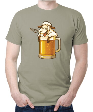 Tričko - BEEEER ovečka