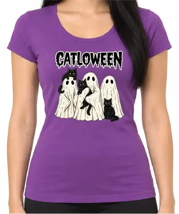 Tričko - CATLOWEEN  (Halloween)