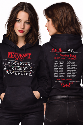 Maturitná mikina- Svetlá Stranger THINGS