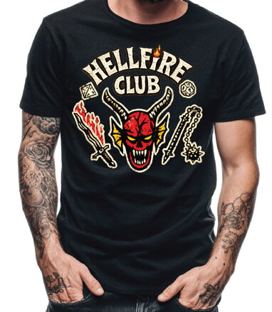 Tričko - Hellfire Club Stranger Things