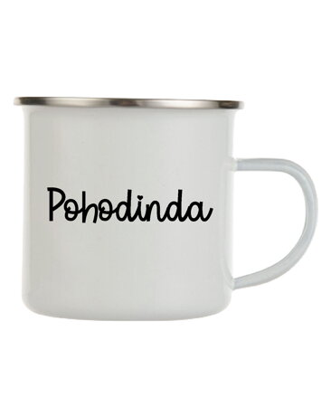Plechový hrnček - Pohodinda