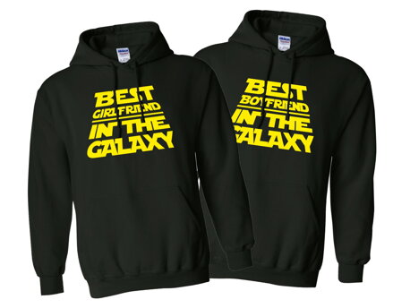 Partnerské mikiny - The best boyfriend/girlfriend in the galaxy