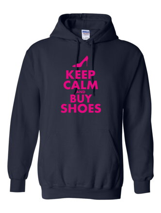 Mikina-Keep calm and buy shoes (dámska)
