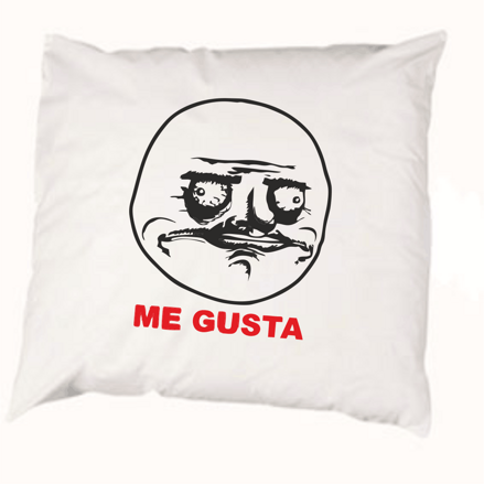 Obliečka na vankúš Me Gusta meme