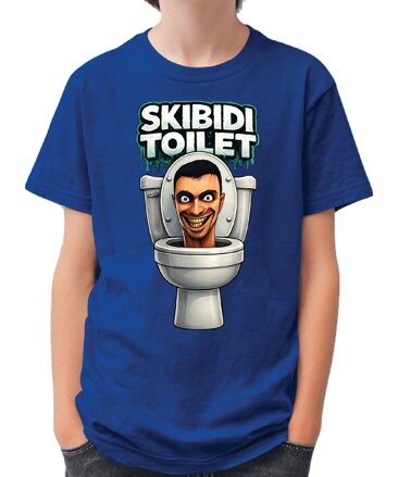 Tričko Skibidi Toilet – vtipná potlač s toaletou