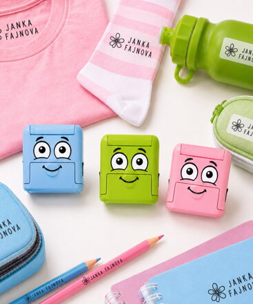 DIY MARKY - pečiatka na textil s vlastným menom