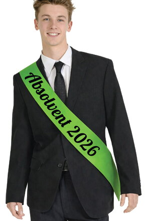 Šerpa/stuha - ABSOLVENT písané (vlastný rok)