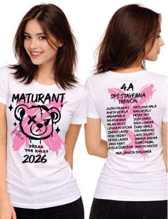 Maturitné  tričko - Break the rules