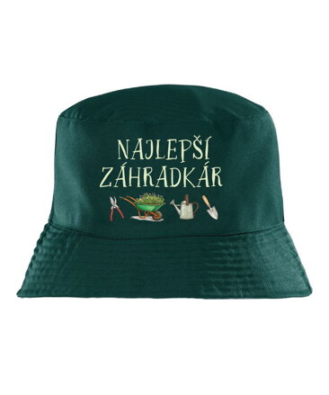 Klobúk s potlačou - Najlepší záhradkár