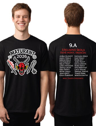 Maturitné  tričko - Hellfire club Stranger Things