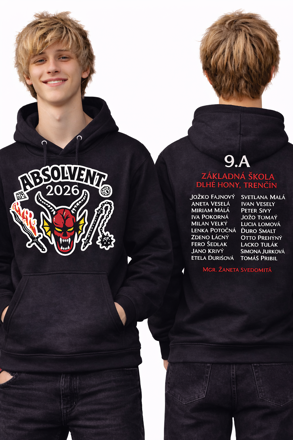 Absolventská mikina- Hellfire club Stranger Things