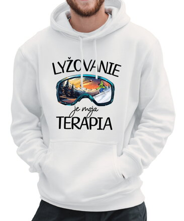 Mikina - Lyžovanie je moja terapia