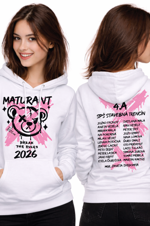Maturantská mikina- Break the rules