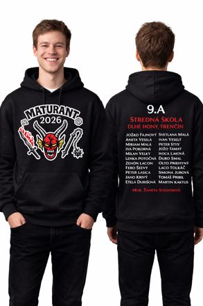 Maturantská mikina- Hellfire Club Stranger Things