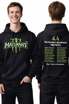 Maturantská mikina- Zelený street art