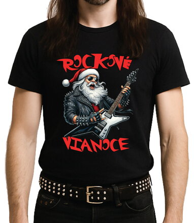 Vianočné tričko - Rockové Vianoce