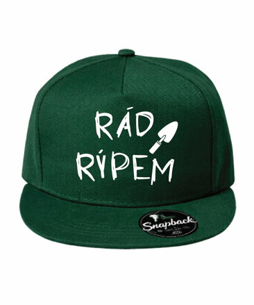 Šiltovka s potlačou - Rád rýpem