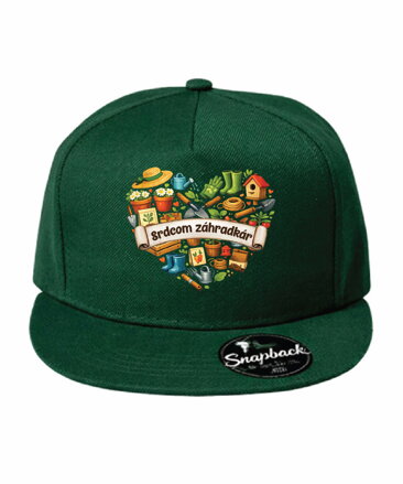 Šiltovka s potlačou - Srdcom záhradkár