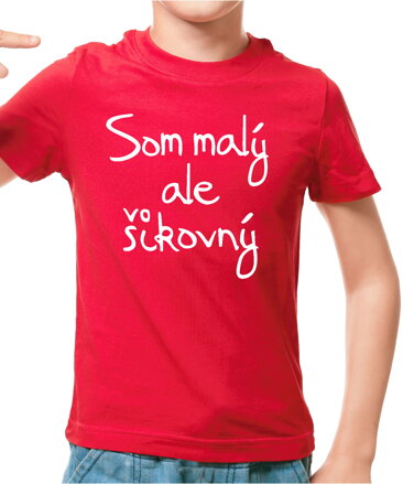 Detské tričko - Som malý, ale šikovný