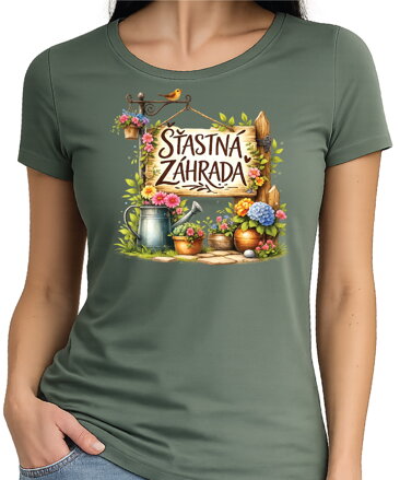 Tričko - Šťastná záhrada