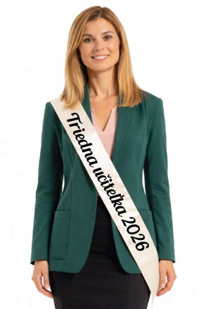 Šerpa/stuha - Triedna učiteľka tlačené (vlastný rok)