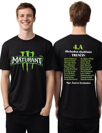 Maturitné tričko - Zelený street art