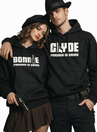Partnerské mikiny - Bonnie a Clyde (cena za 1ks)