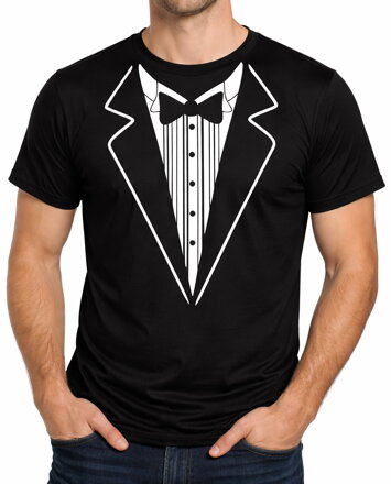 Tričko - Falošný oblek