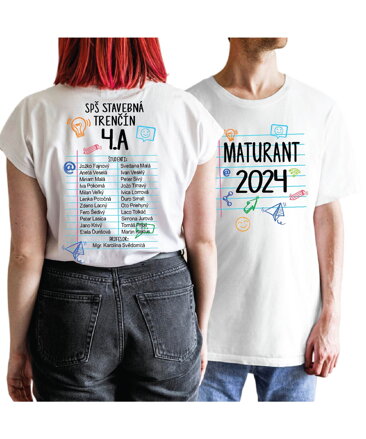 Maturantské tričko - MATURANT - Zošit