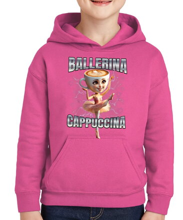 Mikina - Cappuccina Ballerina (Talianský brainrot)
