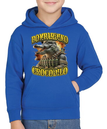 Mikina - Ver.2 Bombardino Crocodilo  (Talianský brainrot)