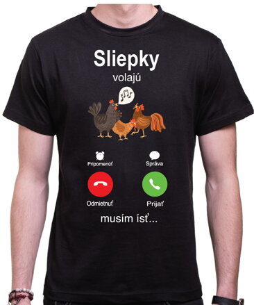 Tričko - Sliepky volajú Phone