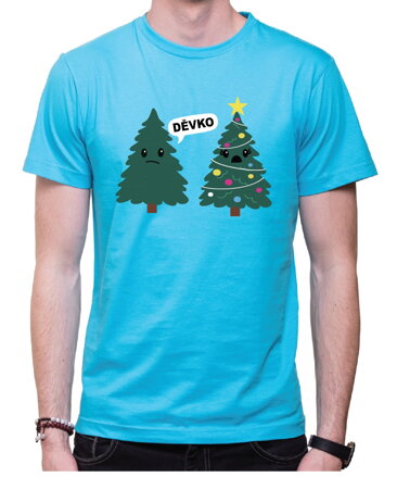 Tričko - Vianočný stromček - Děvka