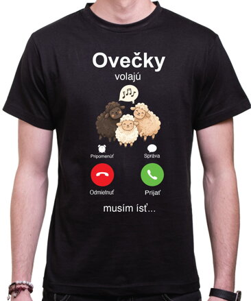 Tričko - Ovečky volajú Phone