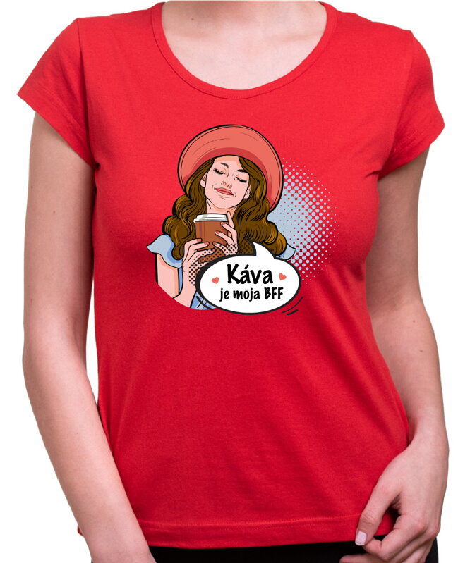 Dámské tričko - Káva BFF Dámské tričko - Káva BFF