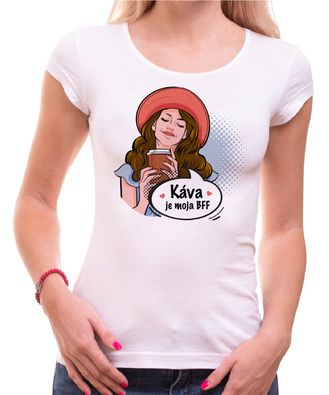 Dámské tričko - Káva BFF Dámské tričko - Káva BFF