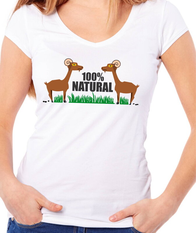 Dámske tričko - 100% natural (Kozy) Dámske tričko - 100% natural (Kozy)