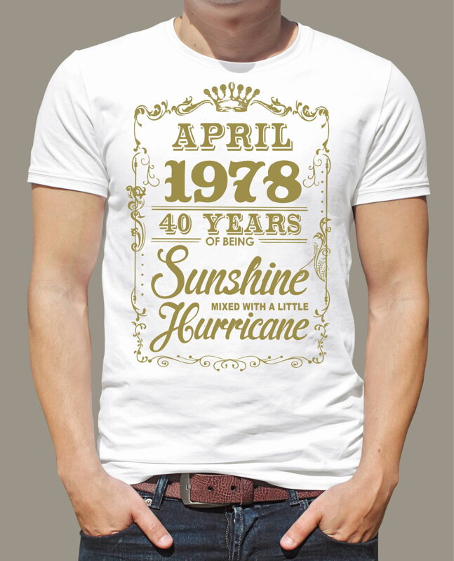 Narodeninové tričko - XX years of being Sunshine