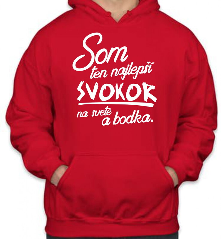 Mikina-Najlepší svokor a bodka Mikina-Najlepší svokor a bodka
