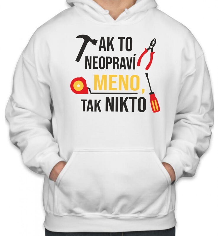 Mikina - Opravár (vlastný text/meno) Mikina - Opravár (vlastný text/meno)