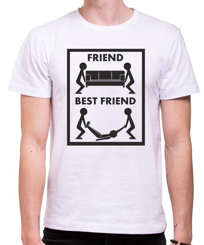 Tričko Best friend - Najlepší kamarát Tričko Best friend - Najlepší kamarát