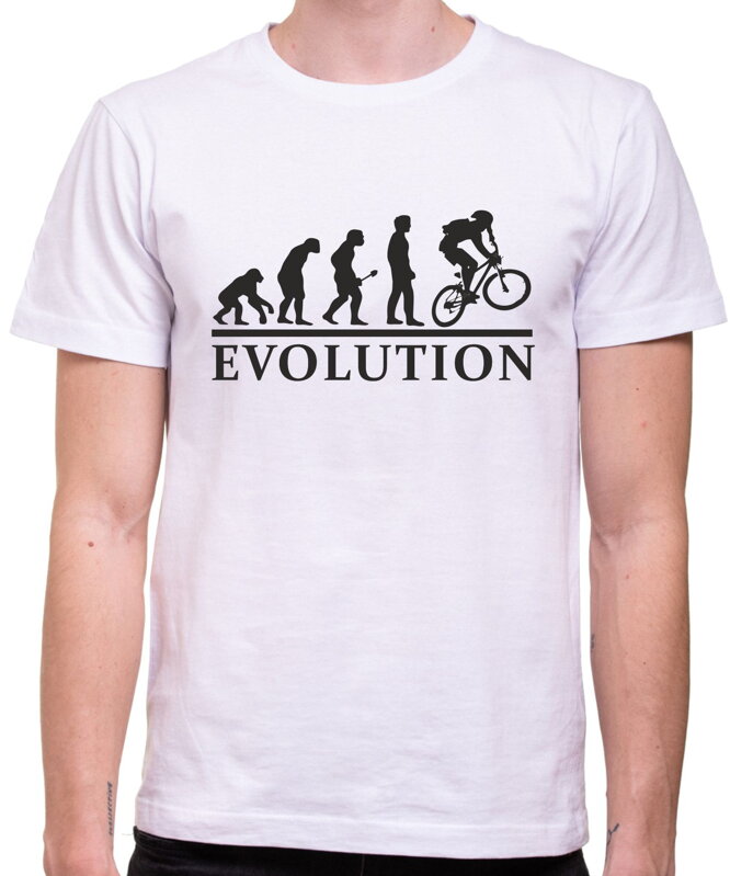 Tričko Evolúcia Bicykel Tričko Evolúcia Bicykel