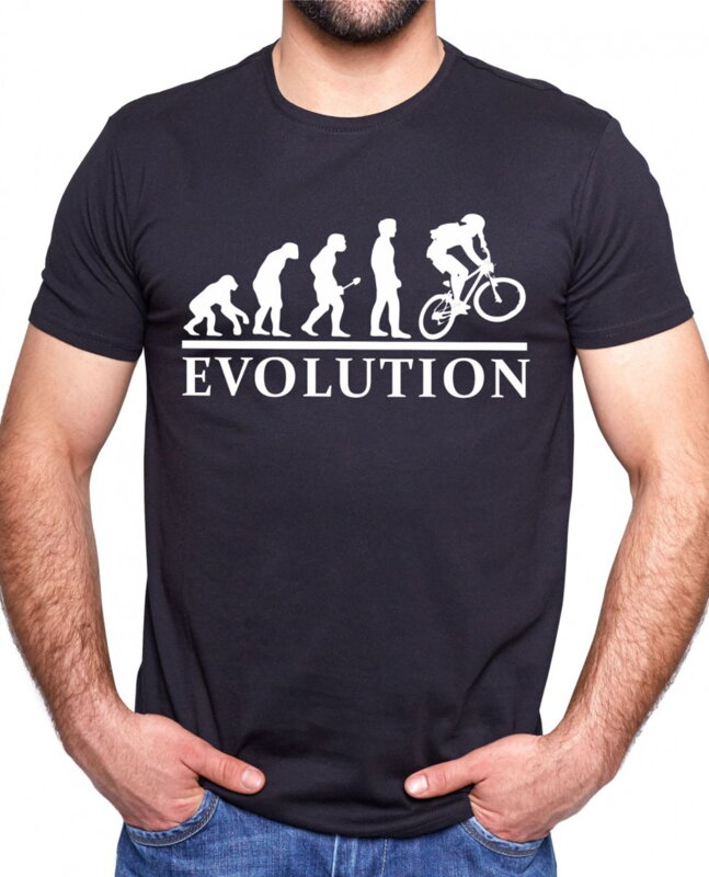 Tričko Evolúcia Bicykel Tričko Evolúcia Bicykel