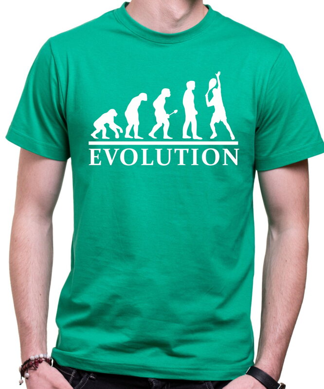 Tričko Evolúcia Tenis Tričko Evolúcia Tenis