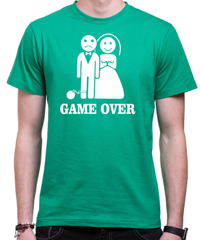 Tričko GAME OVER Tričko GAME OVER